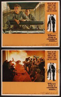 3p275 THERE WAS A CROOKED MAN 4 LCs '70 Kirk Douglas, Henry Fonda, Lee Grant!