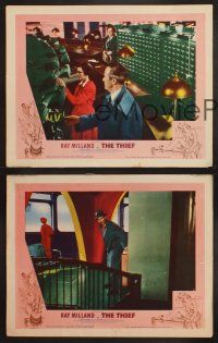 3p529 THIEF 3 LCs '52 Ray Milland & Rita Gam filmed entirely without any dialogue!