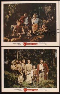 3p541 TREASURE ISLAND 3 LCs R75 Bobby Driscoll, Robert Newton as pirate Long John Silver!