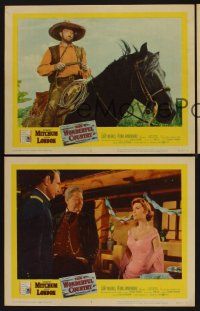 3p561 WONDERFUL COUNTRY 3 LCs '59 Texan Robert Mitchum in sombrero, sexy Julie London!