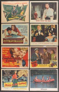 3r005 LOT OF 100 LOBBY CARDS '47 - '85 Home from the Hill, Born to be Loved, Highway 13 & more!