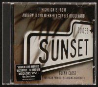 3r322 SUNSET BOULEVARD soundtrack CD '95 original score by Andrew Lloyd Webber!