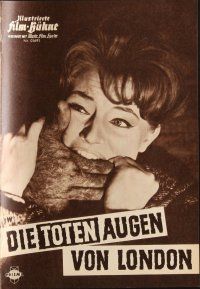 3r329 DEAD EYES OF LONDON German program '61 Alfred Vohrer's Die Toten Augen von London, different!