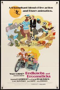 3s064 BEDKNOBS & BROOMSTICKS 1sh R79 Walt Disney, Angela Lansbury, great cartoon art!
