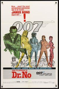 3s213 DR. NO 1sh R80 Sean Connery is the most extraordinary gentleman spy James Bond 007!