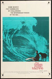 3s241 FANTASTIC PLASTIC MACHINE 1sh '69 surfing, challenge the mysterious forces of the sea!