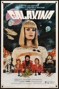 3s283 GALAXINA style B 1sh '80 Dorothy Stratten is a man-made machine with feelings!