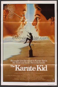 3s389 KARATE KID int'l 1sh '84 Pat Morita, Ralph Macchio, teen martial arts classic!