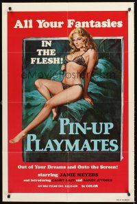 3s600 PIN-UP PLAYMATES 1sh '70s out of your dreams and onto the screen, sexy artwork!