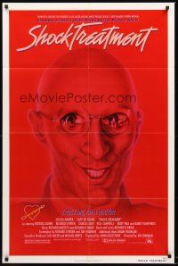 3s738 SHOCK TREATMENT 1sh '81 Rocky Horror follow-up, great artwork of demented doctor!