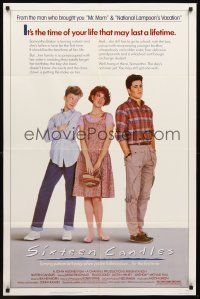 3s755 SIXTEEN CANDLES 1sh '84 Molly Ringwald, Anthony Michael Hall, John Hughes directed!