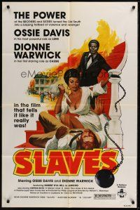 3s762 SLAVES 1sh R70s Stephen Boyd bought Dionne Warwick for $650, but she owned him!