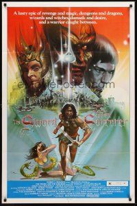 3s841 SWORD & THE SORCERER int'l 1sh '82 magic, dungeons, dragons, fantasy art by Peter Andrew J.!