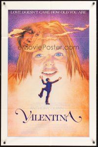 3s923 VALENTINA 1sh '83 Isabel Arce, Anthony Quinn, Paloma Gomez in title role, cool artwork!