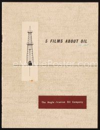 3t451 5 FILMS ABOUT OIL English program '52 The Anglo-Iranian Oil Company, British Petroleum!