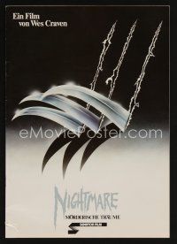 3t473 NIGHTMARE ON ELM STREET  German presskit '84 Wes Craven, young Johnny Depp pictured!