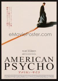 3t561 AMERICAN PSYCHO Japanese 7.25x10.25 '00 psychotic yuppie killer Christian Bale, Ellis novel!