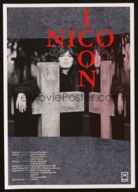 3t885 NICO ICON Japanese 7.25x10.25 '96 biography of the famous goddess, pop star, junkie, icon!