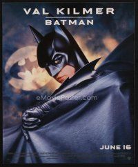 3t152 BATMAN FOREVER 5 advance mini posters '95 Val Kilmer, sexy Nicole Kidman, Tommy Lee Jones!