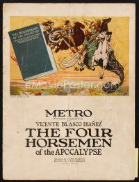 3t214 FOUR HORSEMEN OF THE APOCALYPSE  program '21 Rex Ingram epic from Vicente Blasco Ibanez!