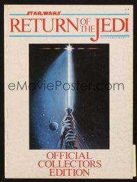 3t254 RETURN OF THE JEDI magazine '83 official collectors edition, filled with many color images!