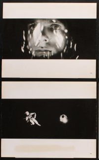 3t085 2001: A SPACE ODYSSEY 6 deluxe 11x13.75 stills '68 Kubrick, scenes shown in in Cinerama!