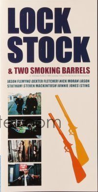 3t843 LOCK, STOCK & TWO SMOKING BARRELS Japanese 7.25x10.25 '99 Guy Ritchie, different images!