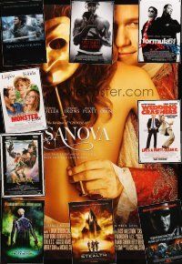 3w048 LOT OF 34 UNFOLDED DOUBLE SIDED ONE-SHEETS '85 - '06 Casanova, Terminator 3 & more!