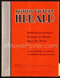 3w072 MOTION PICTURE HERALD exhibitor magazine May 23, 1953 It Came From Outer Space & lots of 3D!