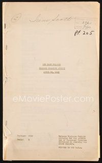 3w196 GOOD FELLOWS release dialogue script April 23, 1943, screenplay by Hugh Wedlock Jr. & Snyder!