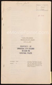 3w197 GRAND JURY SECRETS release dialogue script April 5, 1939, screenplay by Irving Reis & Yost!