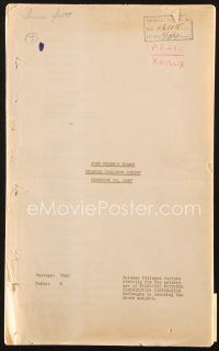 3w201 JOHN MEADE'S WOMAN release dialogue script Feb 10, 1937, screenplay by Mankiewicz & Lawrence!