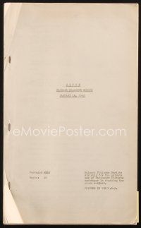 3w204 KITTY release dialogue script January 16, 1945, screenplay by Darrell Ware & Karl Tunberg!