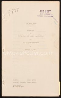 3w218 STRANGERS IN LOVE final script Dec 4, 1931, screenplay by Jones & McNutt, The Black Robe!