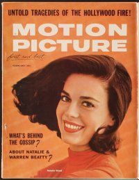 3w032 LOT OF 9 MOTION PICTURE MAGAZINES '61-62 Liz Taylor, Natalie Wood, Doris Day & more!