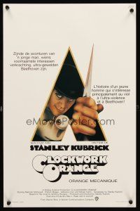 3x196 CLOCKWORK ORANGE Belgian '72 Stanley Kubrick classic, Philip Castle art of Malcolm McDowell!