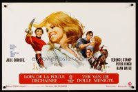 3x208 FAR FROM THE MADDING CROWD Belgian '68 close-up art of Julie Christie, Peter Finch!