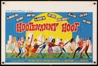 3x220 HOOTENANNY HOOT Belgian '63 Johnny Cash and a ton of top country music stars, cool art!