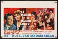 3x221 HOUSE IS NOT A HOME Belgian '64 Shelley Winters, Robert Taylor & 6 sexy hookers in brothel!