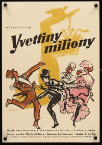 3x176 YVETTE'S MILLIONS Czech 11x16 '56 Die Millionen der Yvette, Kardaus art of fancy dancers!