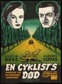 3x364 AGE OF INFIDELITY Danish '56 Juan Antonio Bardem directed, Mailind art, Death Of A Cyclist!