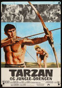 3x440 TARZAN & THE JUNGLE BOY Danish '68 could Mike Henry find him in the wild jungle?
