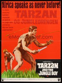 3x439 TARZAN & THE JUNGLE BOY 1sh '68 could Mike Henry find him in the wild jungle?