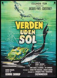 3x453 WORLD WITHOUT SUN Danish '64 Le Monde sans Soleil, adventures of Jacques-Yves Cousteau!