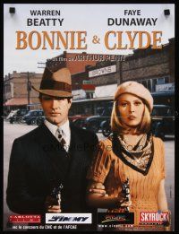 3x589 BONNIE & CLYDE French 15x21 R00 notorious crime duo Warren Beatty & Faye Dunaway!