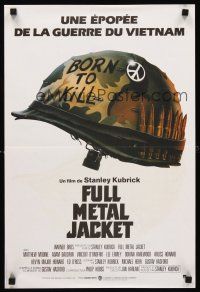 3x645 FULL METAL JACKET French 15x21 '87 Stanley Kubrick bizarre Vietnam War movie, born to kill!