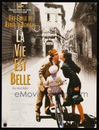 3x687 LIFE IS BEAUTIFUL French 15x21 '98 Roberto Benigni's La Vita e bella, Nicoletta Braschi!