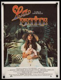 3x738 PRETTY BABY French 15x21 '78 directed by Louis Malle, young Brooke Shields sitting with doll!