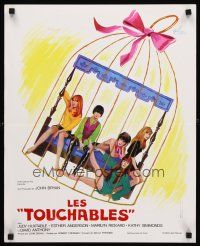 3x783 TOUCHABLES French 15x21 '68 best different art of girls in cage by Boris Grinsson!