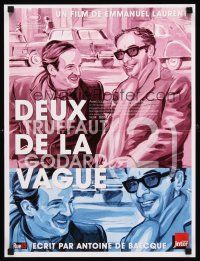 3x787 TWO IN THE WAVE French 15x21 '10 Deux de la Vague, directors Godard & Truffaut!